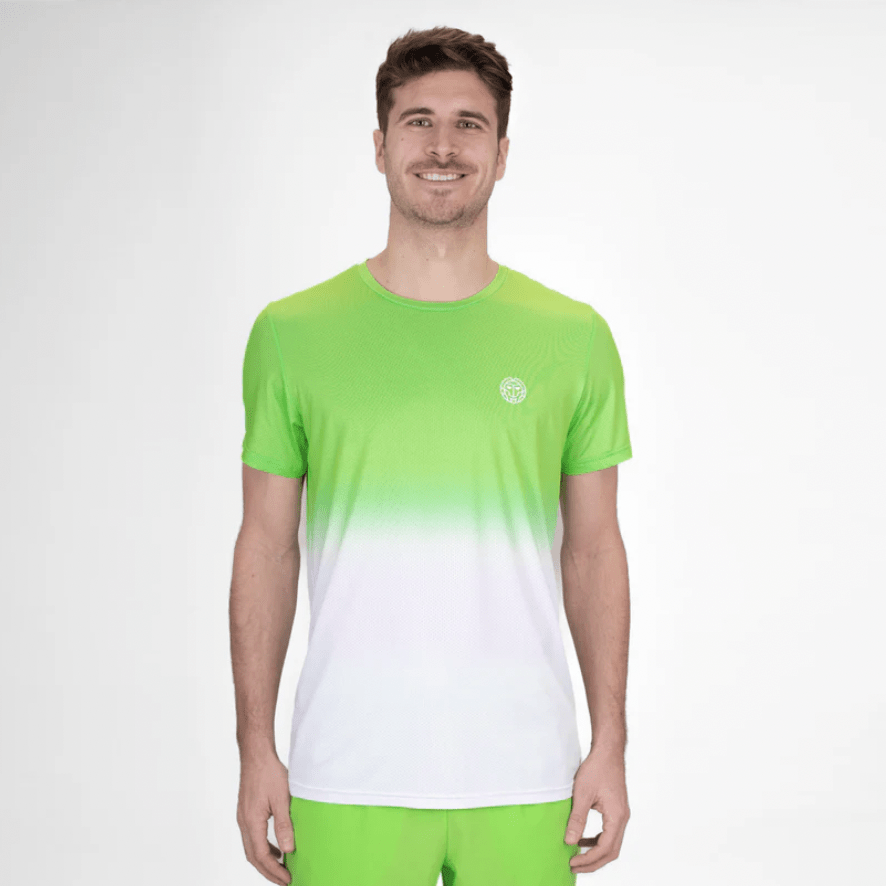 Polo Crew Gradiant Tee - Neon Green, White4