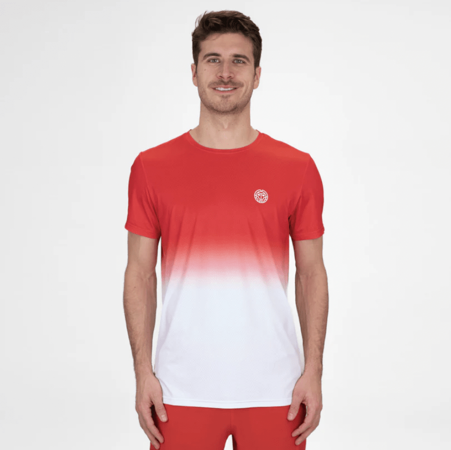 Polo Crew Gradiant Tee - Red, White4