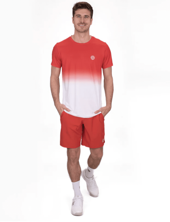 Polo Crew Gradiant Tee - Red, White6