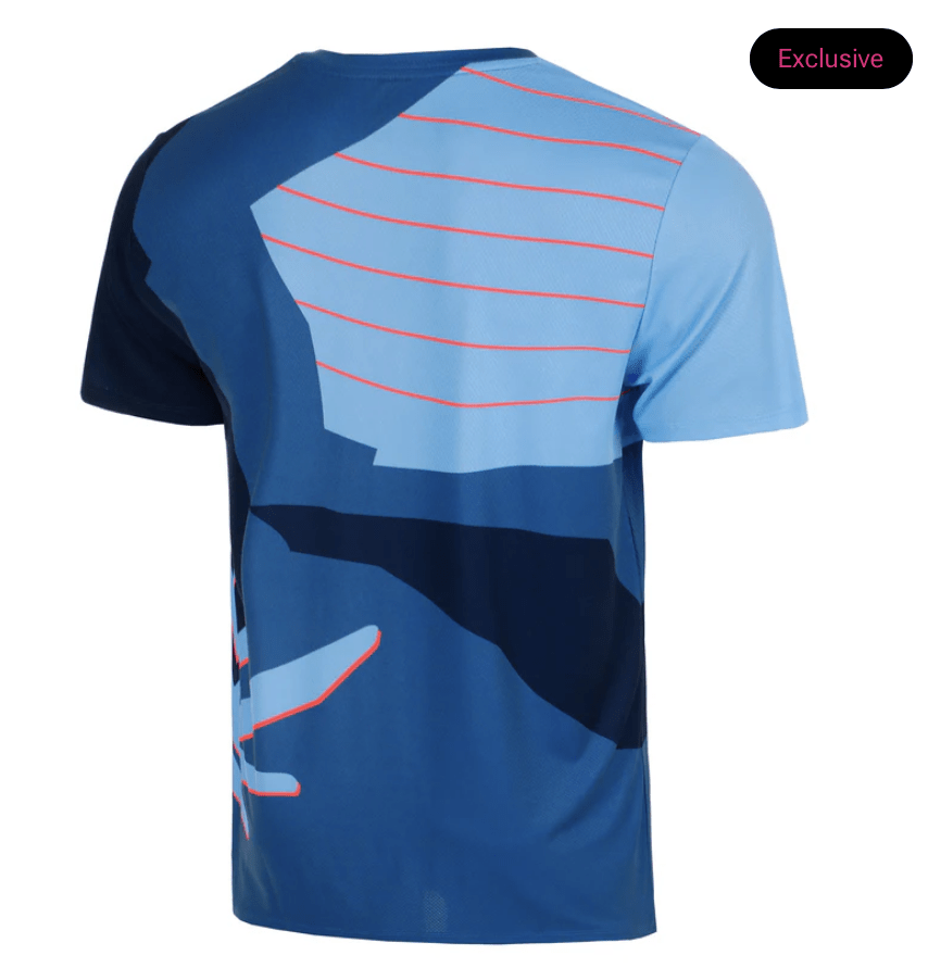 Polo Hey Laguna Tee - Blue, Coral2