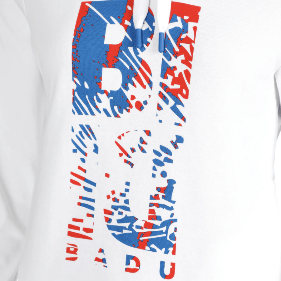 Polera Tendai Lifestyle Hoodie- White, Red, Blue2