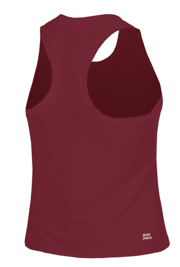 Bividi Freeze Out Racerback Tank - Dark Red2