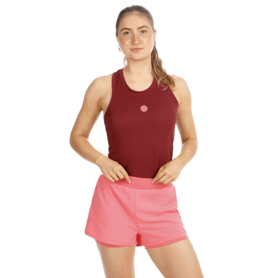 Bividi Freeze Out Racerback Tank - Dark Red3