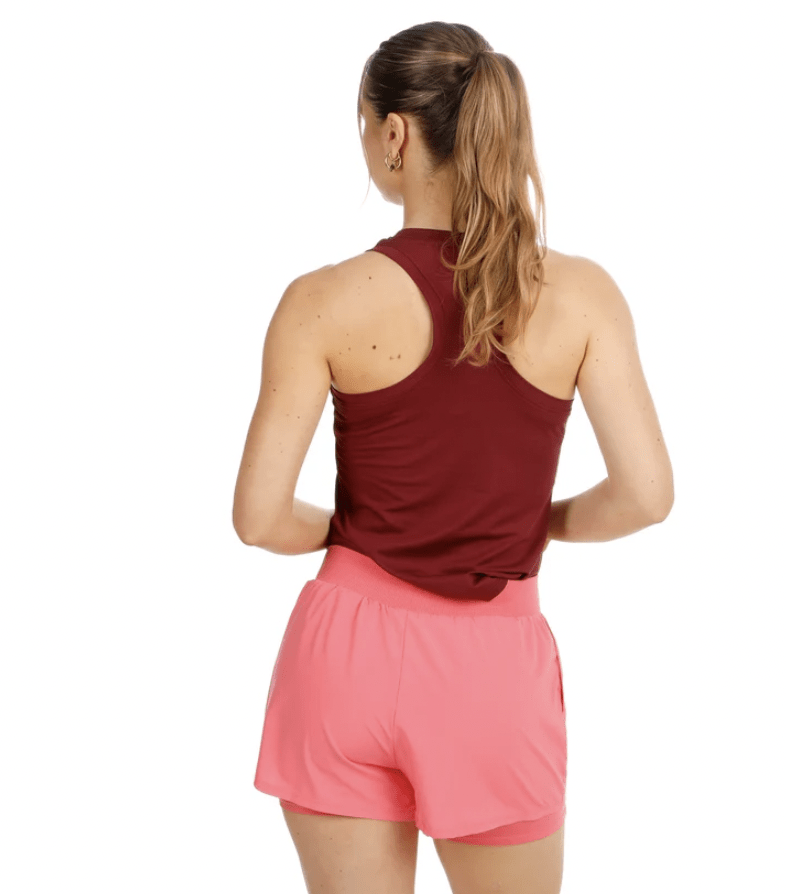 Bividi Freeze Out Racerback Tank - Dark Red4