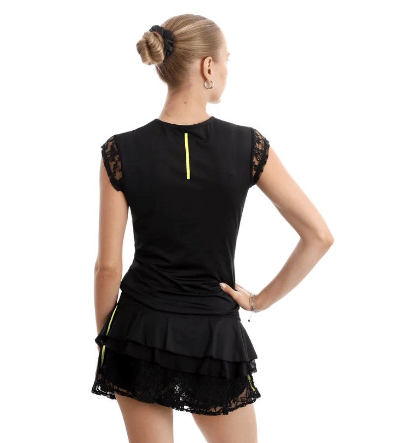 Falda Night Flash Lace - Black5