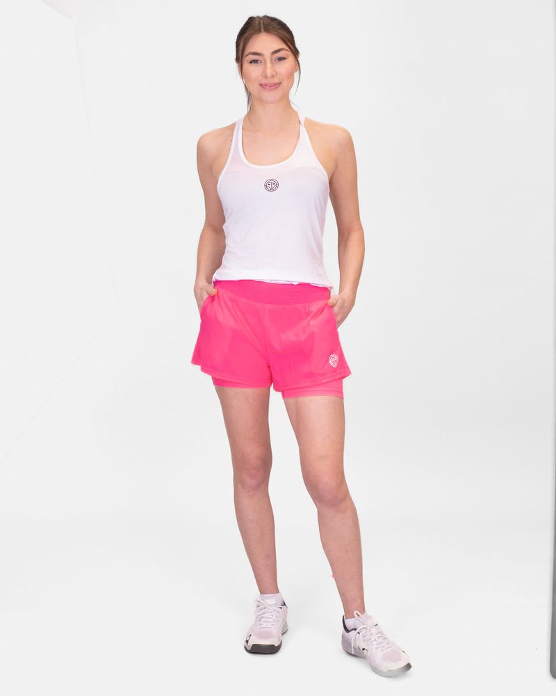 Short Crew 2In1 - pink3