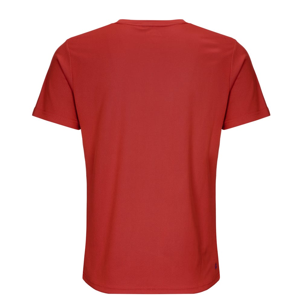 Polo Ted tech tee- red2