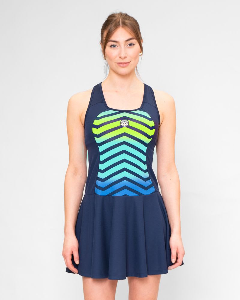 Vestido Grafic Illumination - dark blue, mixed 0