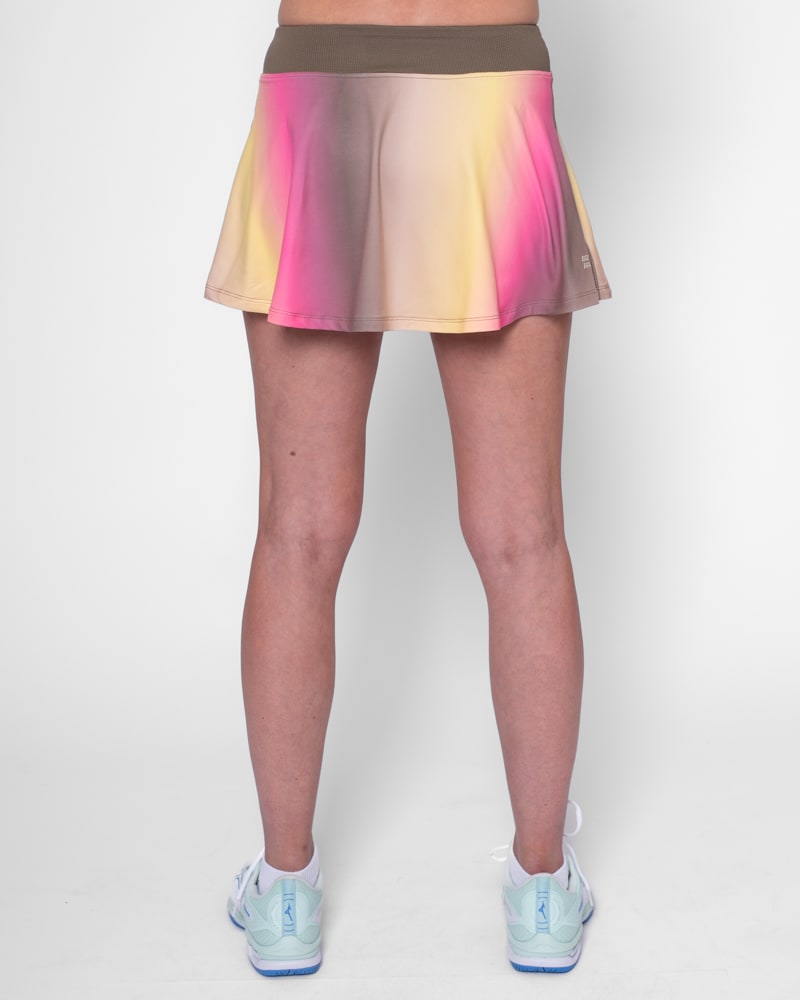 Falda Spectrum Printed Wavy - Light Brown4