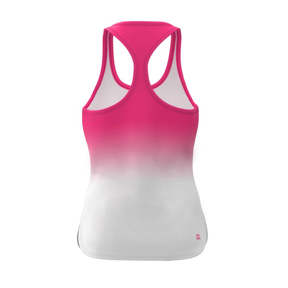 Polera Crew Gradiant- pink, white2