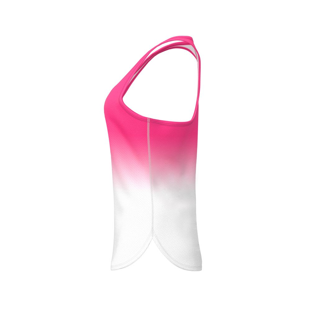 Polera Crew Gradiant- pink, white3