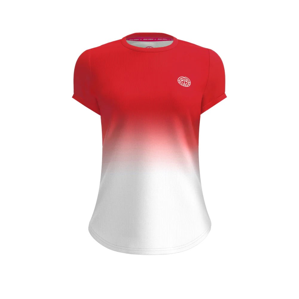 Polo Crew Gradiant - Red, White 1