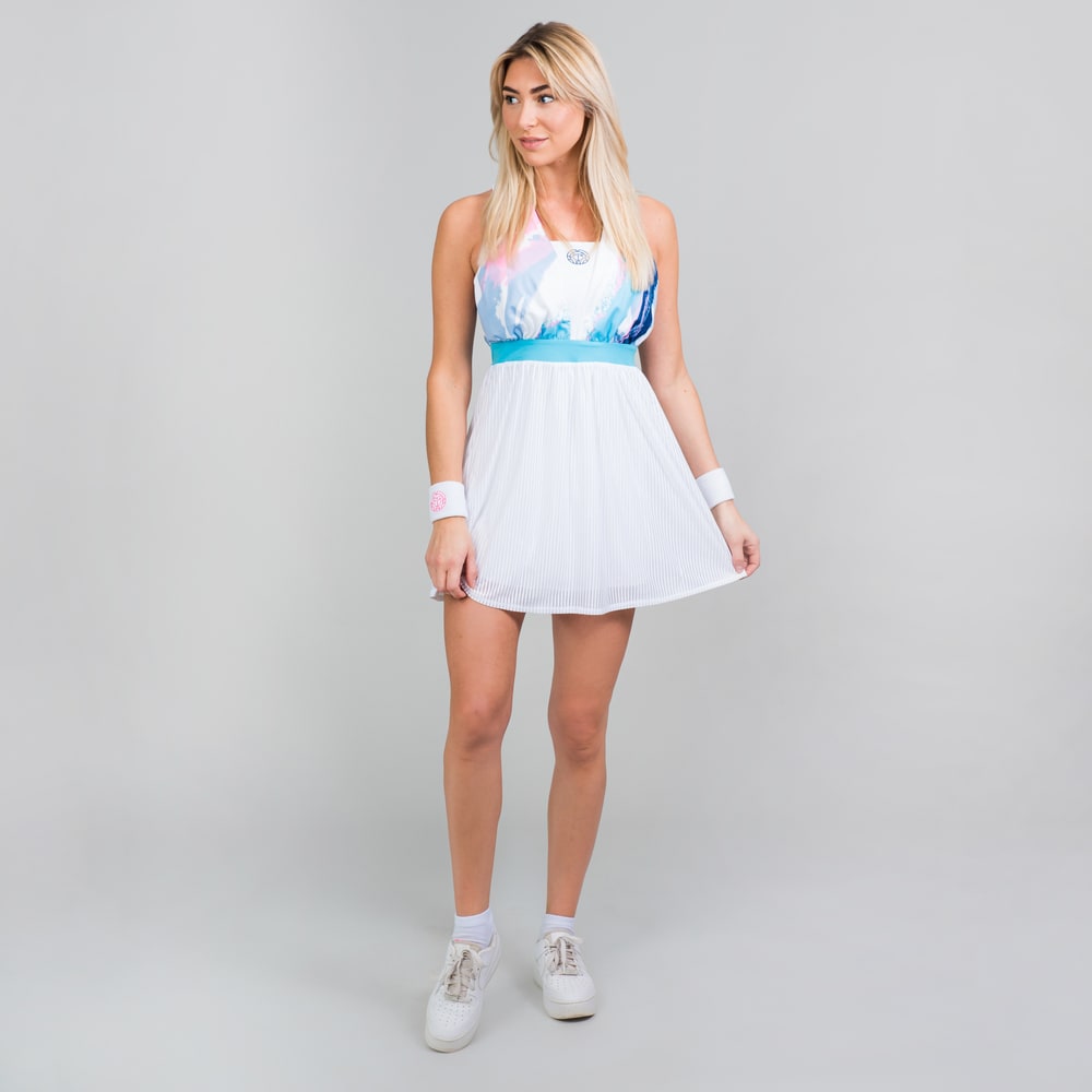 Vestido Ankea Tech - White, Aqua1
