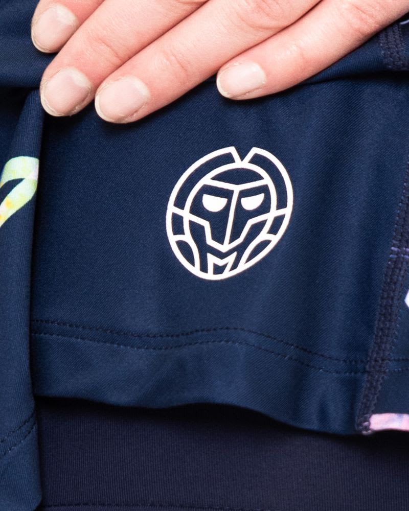 Falda Decoration Printed Wavy - dark blue3