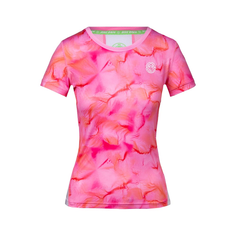 Polera Eve Tech Roundneck - rose/white 2