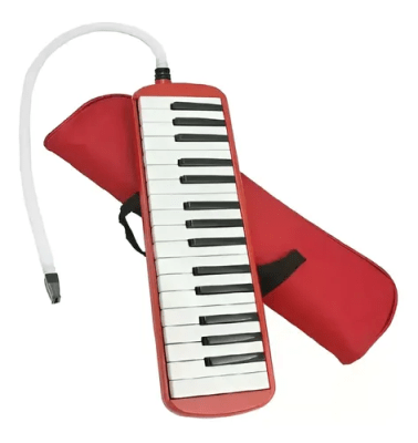 MELODICA 37 NOTAS C/FUNDA Rojo1