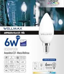 AMPOLLETA VELA E14 LED 6W LUZ FRIA1