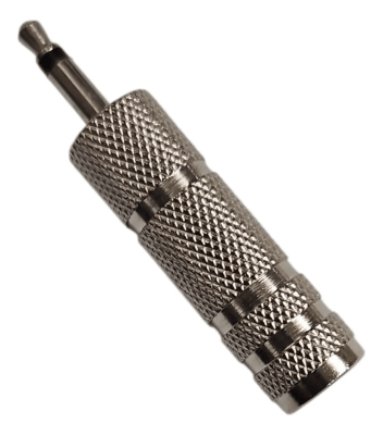 ADAPTADOR PLUG 3.5 M A JACK 6.3M METALICO1