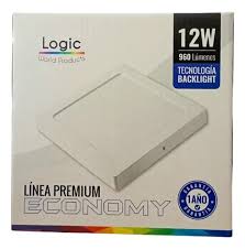 FOCO INTERIOR CUADRADO 12W SOBREPUESTO LUZ FRIA1