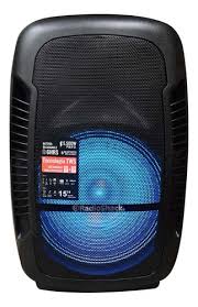 PARLANTE AMPLIFICADO 15´´ PEDESTAL Y MICROFONO ALAMBRICO1