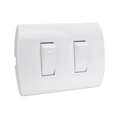 INTERRUPTOR DOBLE 9/15 EMBUTIDO MEC1