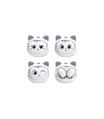 AUDIFONO BLUETOOTH ROLLING FACE CAT BLANCO