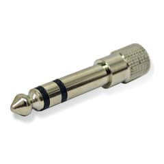 ADAPTADOR JACK 3.5 ST A PLUG 6.3 ST METALICO