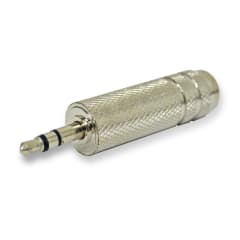 ADAPTADOR PLUG 3.5 ST A JACK 6.3 ST METALICO