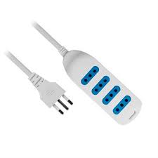 ALARGADOR 3 MTS 4 HEMBRAS PHILCO Blanco