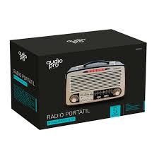 RADIO VINTAGE BT/FM/USB/SD/ RECARGABLE AP02051