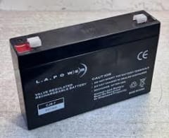 BATERIA 6V 7AMP L.A. POWER