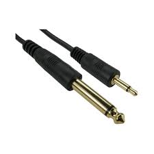 CABLE 1 PLUG 3,5 M X 1 PLUG 6,3 M