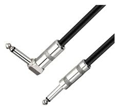 CABLE GUITARRA CURVO 6.3M A 6.3M 5MTS