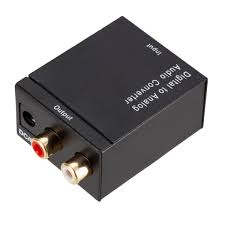 UNIDAD CONVERSORA AUDIO OPTICO/DIGITAL  A 2 RCA (ANALOGO)