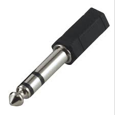 ADAPTADOR JACK 3,5 ST - PLUG 6,3 ST