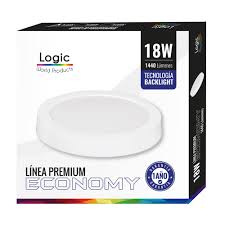 FOCO INTERIOR CIRCULAR 18W SOBREPUESTO LUZ FRIA