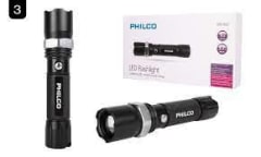 LINTERNA TACTICA PHILCO RECARGABLE
