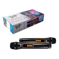 MICROFONO INALAMBRICO DOBLE UHF APO02116