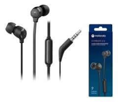 AUDIFONO MOTOROLA EARBUDS 3-S NEGRO MANOS LIBRE