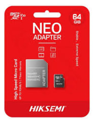 MEMORIA MICRO SD C/ADAPTADOR 64GB