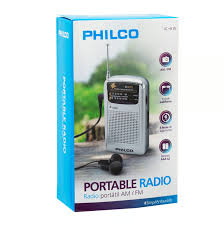 RADIO PORTTAIL CON AUDIFONO PHILCO