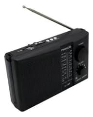 RADIO PHILCO  RECARGABLE 220V AM-FM(IC-18R) Negro