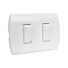 INTERRUPTOR DOBLE 9/15 EMBUTIDO MEC