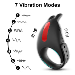 ANILLO VIBRADOR AJUSTABLE /CONTROL REMOTO USB