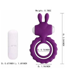 ANILLO VIBRADOR RABBIT CON ESTIMULACION