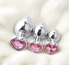 KIT PLUG METALICOS ROSADO