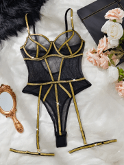 BODY NEGRO DORADO