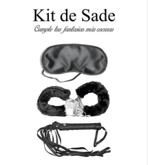 KIT DE SADE (latigo-Antifaz-Esposas)