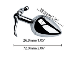PLUG ANAL METALICO HOMBRE TS