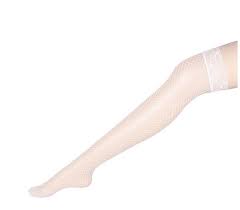 MEDIAS BLANCA RED CON SILICONA